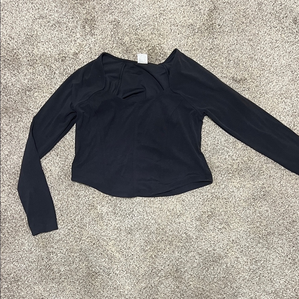 All in Motion Midnight Black Long Sleeve Women's Tee